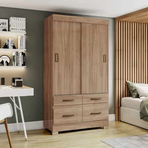 Qual é o melhor guarda roupa casal para quarto pequeno? Guia Completo